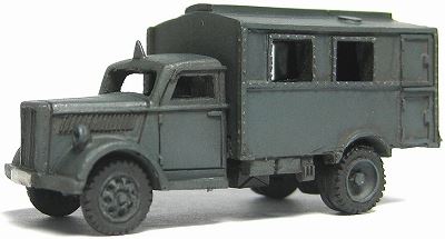 1/144ＡＦＶ 簡単キット　オペルブリッツＬＫＷ（ＧＧ）【YSK】【鉄道模型】【カラーレジン製】【情景模型】【Nゲージ】【ネコポス可】