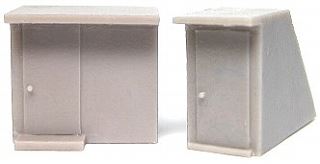 1/150 情景アクセサリー 屋上の出入口【YSK】【鉄道模型】【カラーレジン製】【Nゲージ】【ネコポス可】