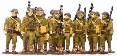 1/144ＡＦＶ 人形キット　行軍日本兵１【YSK】【鉄道模型】【カラーレジン製】【情景模型】【Nゲージ】