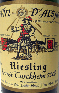 コート ド トリュック ハイム リースリング‘０８（アルマン.ウルスト）