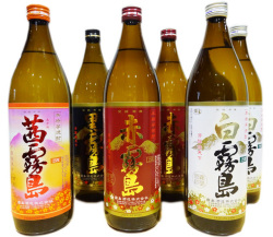 プレミアム焼酎セットNo.20　『茜霧島』『赤霧島』『黒霧島』『白霧島』