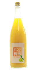 オレンジ色の梅酒1800ml