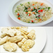 野菜おじや×サクッとささみセット