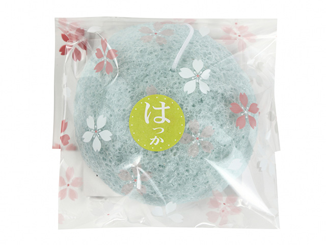 洗顔用こんにゃくパフ『和の力』はっか