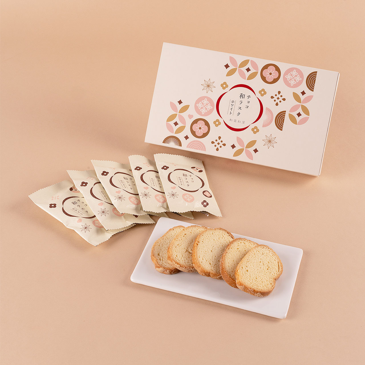 【2026chocolate collection】チョコ和ラスク5枚入り　ホワイト