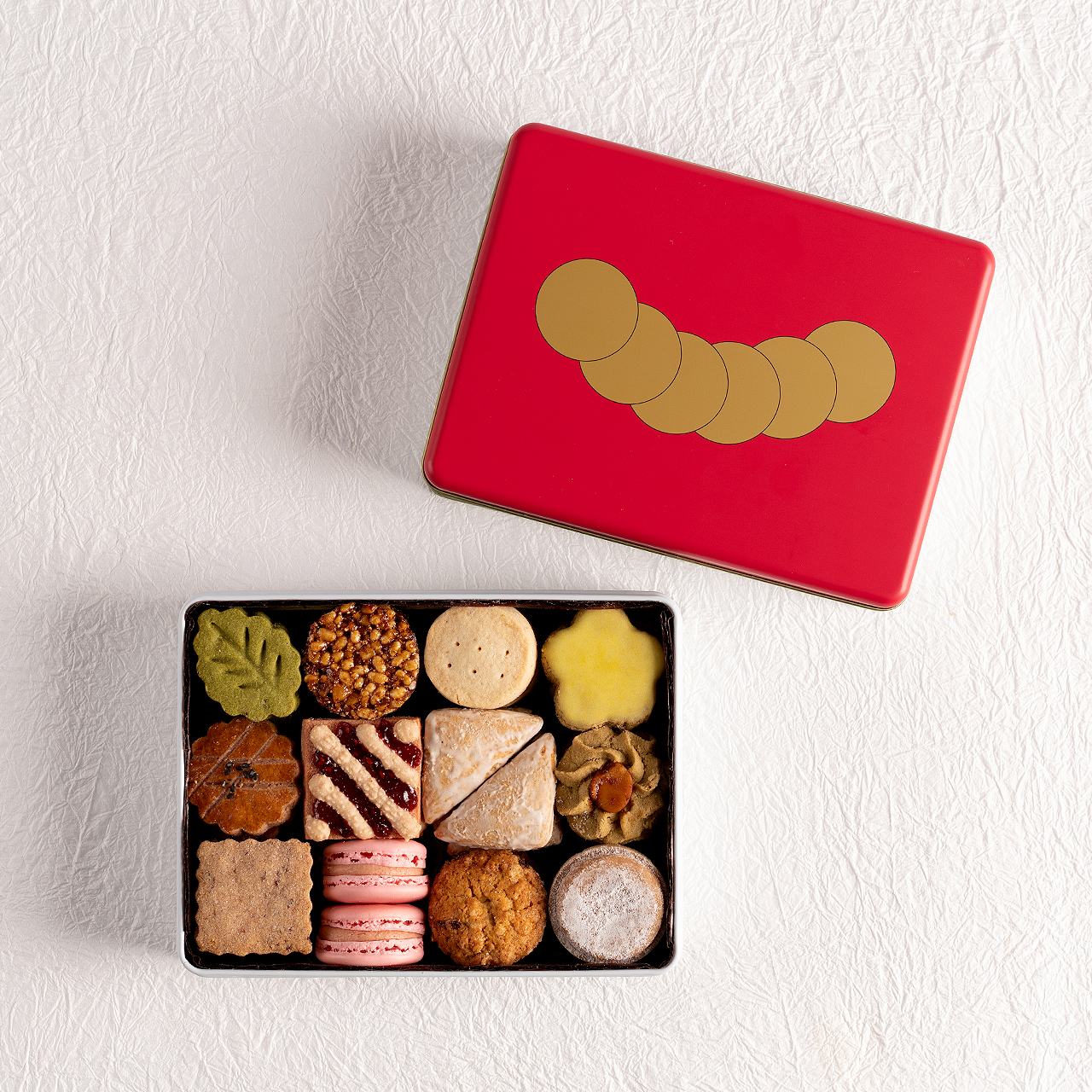 新・紅屋のクッキー缶 M