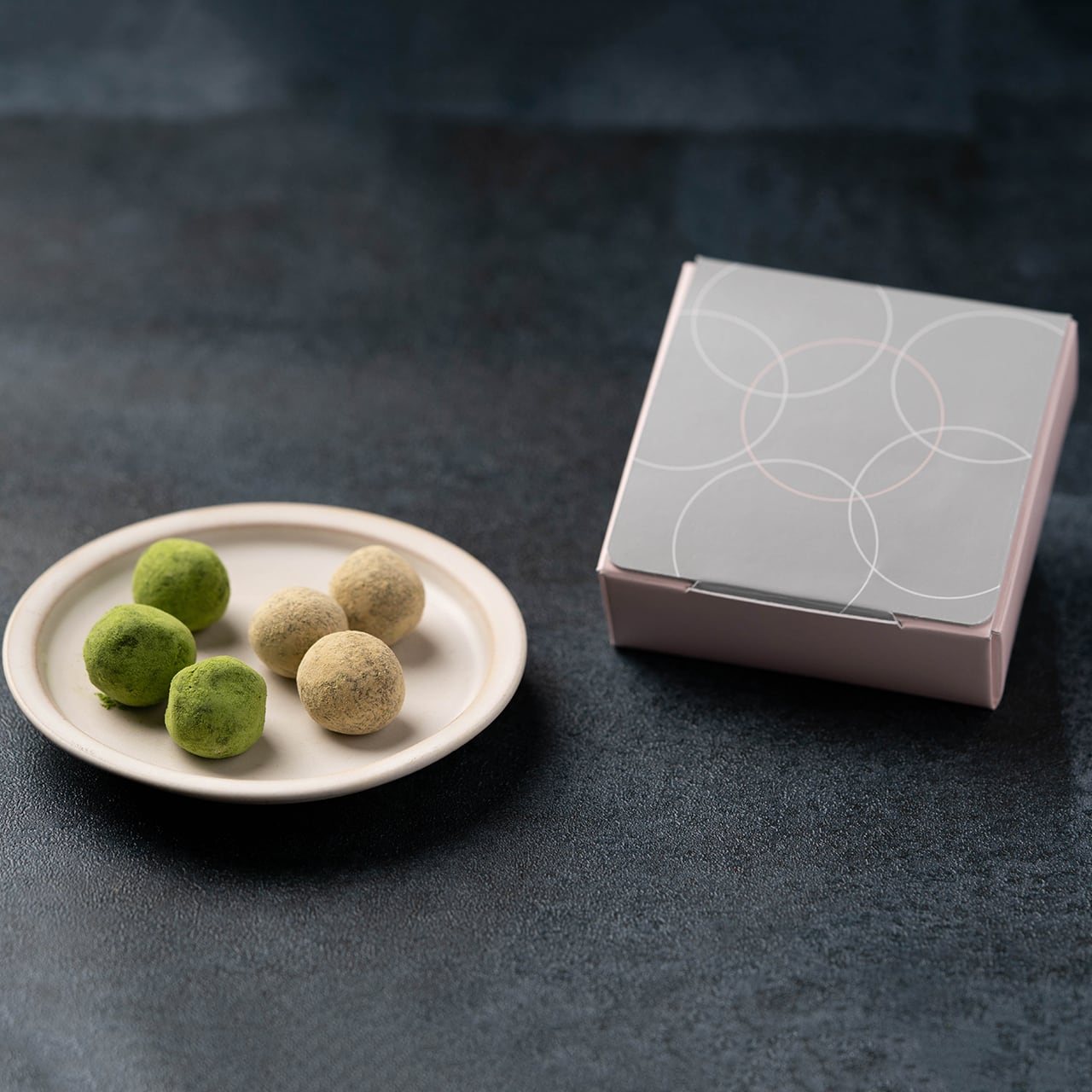【2026chocolate collection】熟成トリュフ　6粒入 （抹茶・ほうじ茶）※冷蔵配送