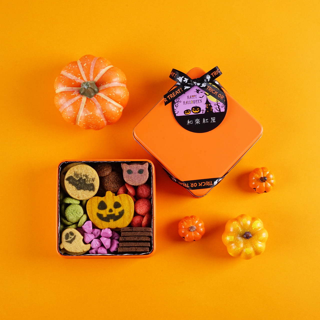 ハロウィンクッキー缶00