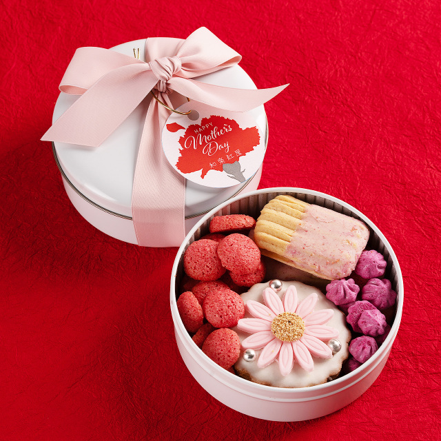 【2026母の日ギフト】紅屋のクッキー缶 彩花 mini
