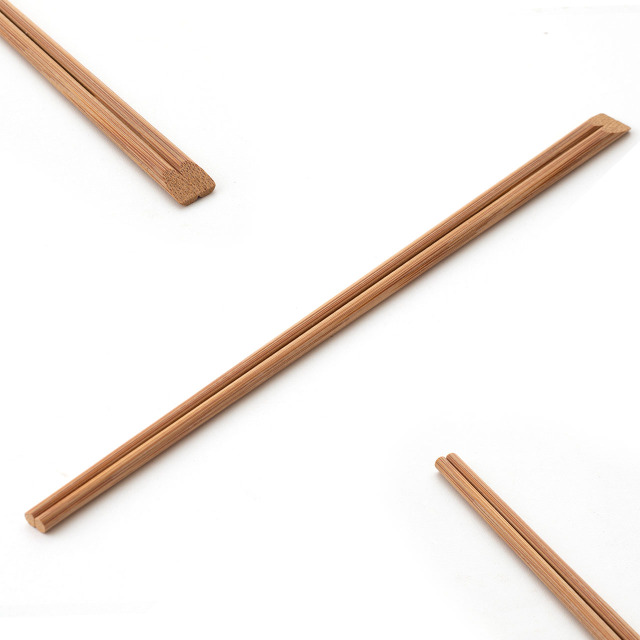 9寸竹箸天削　スス竹　24cm　１００膳