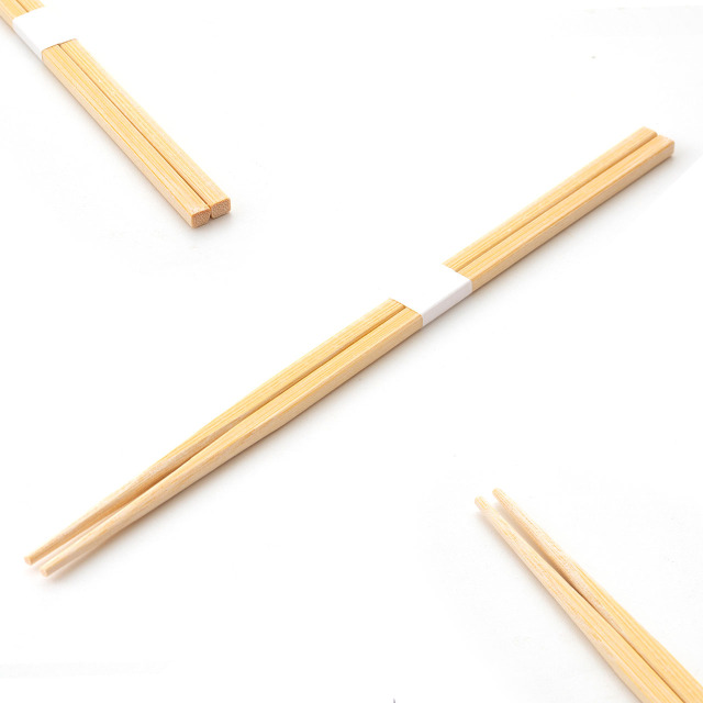 9寸竹角箸 白帯付 24cm 100膳