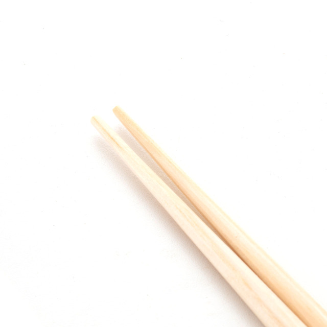 桧六角箸 26cm 片口型 白帯巻 100膳