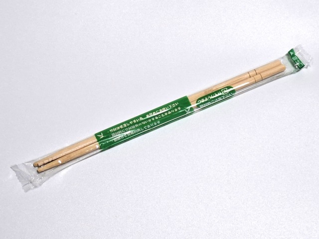 ポリ完封箸竹丸箸　２０ｃｍ楊枝入　１００膳