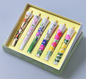 店長にまかせて安心！ 納得の定番！ 花しらべ 6本入（手描き）