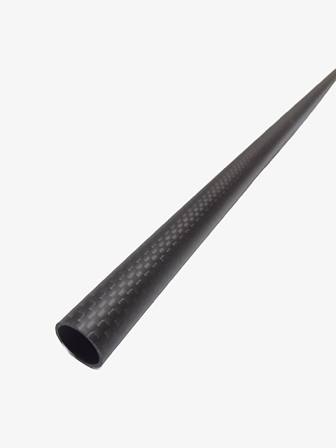 釣竿グリップの製作にストレートカーボ―ンパイプ・マット500mm（6～15mm）