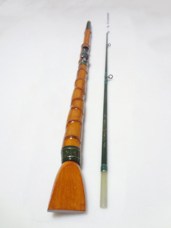 和竿テトラ穴釣り竿,全長1.58M：商品番号2408B