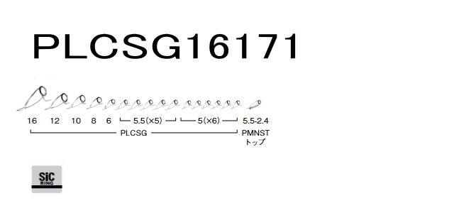 Fuji 釣竿ガイドplcsg ステンレスsic 船 真鯛竿セット 送料無料 楽しい和竿作りショップ釣具kase