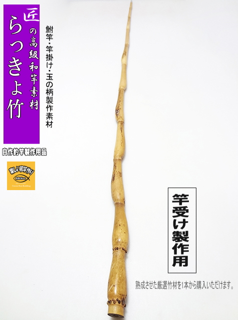 らっきょう竹 竿掛け・玉の柄
