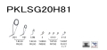 FUJI,釣竿ガイドセットPKLSG20H81