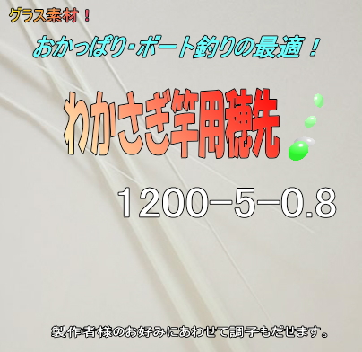 わかさぎ釣りグラスソリッド