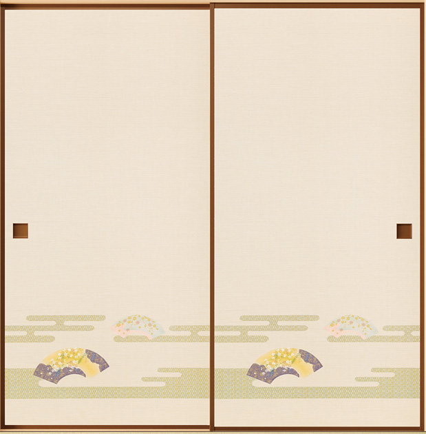 消臭・抗菌機能付き襖紙　KS-10