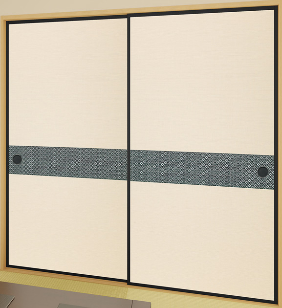 消臭・抗菌機能付き襖紙　KS-11