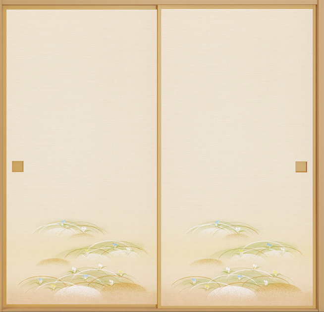 消臭・抗菌機能付き襖紙　KS-15