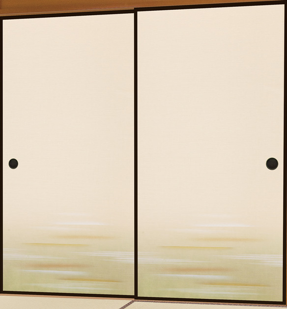 消臭・抗菌機能付き襖紙　KS-16