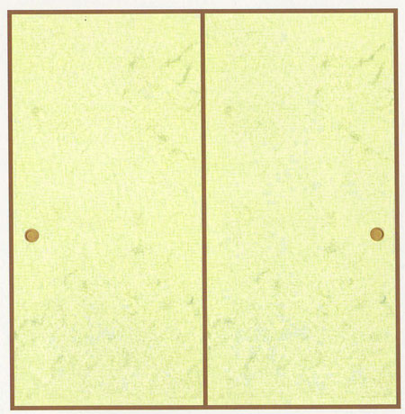 和紙ふすま紙　E-503