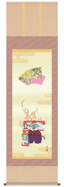 おひな様(お雛様)　掛け軸