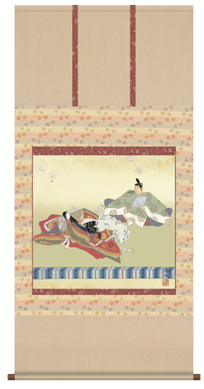 桃の節句　掛け軸