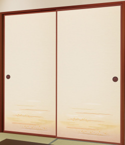 消臭・抗菌機能付き襖紙　KS-7