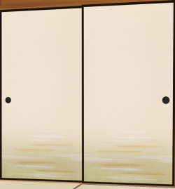 消臭・抗菌機能付き襖紙　KS-16