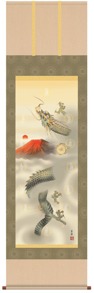 掛け軸　龍