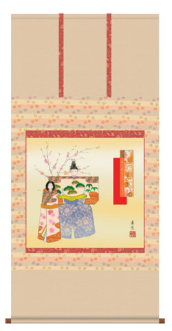 おひな様(お雛様)　掛け軸