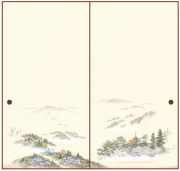 織物ふすま紙　NZ-１６６　２枚１組