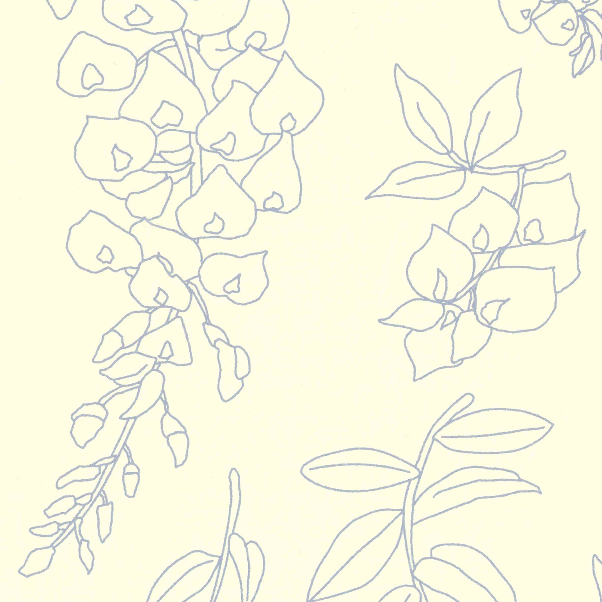 襖紙(ノリ無し）―藤模様（fuji moyo) 【送料別途】│waccara(ワッカラ）