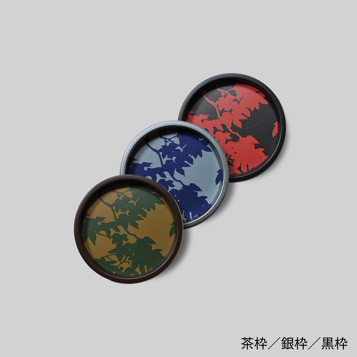 【送料無料】華引手　丸型　枝紅葉　hn-k-008　谷元フスマ工飾株式会社　※（　１枚当たり　）の金額です　（ふすまの材料/ふすま/襖/引き手/取っ手/襖の引手/ふすまの引手/ふすまの手をかけるところ/ふすま 引手 おしゃれ）