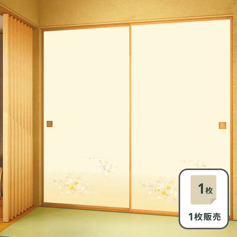 ルノン 景勝 襖紙 No.804 新鳥の子紙（ふすま紙）　部屋画像