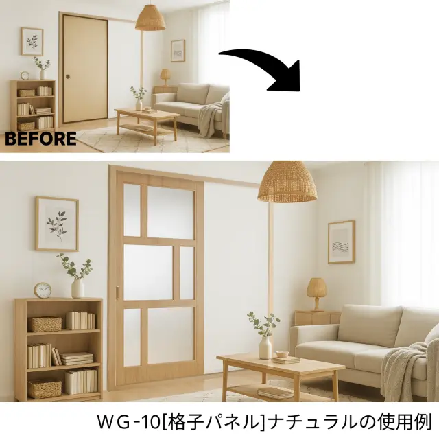 洋風家具　引き出し＋両開き扉 mkur-38ch-4.jpg