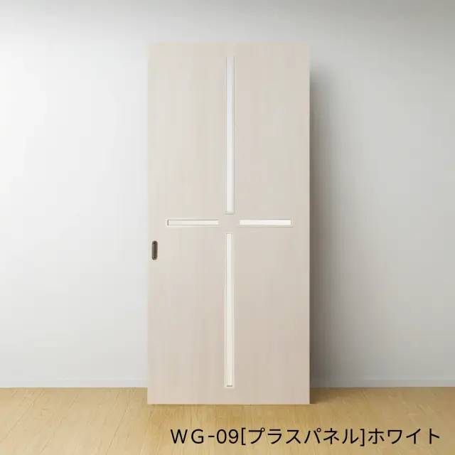 ふすまリフォームドアＷＧ-09[プラスパネル]サイズ／ホワイト