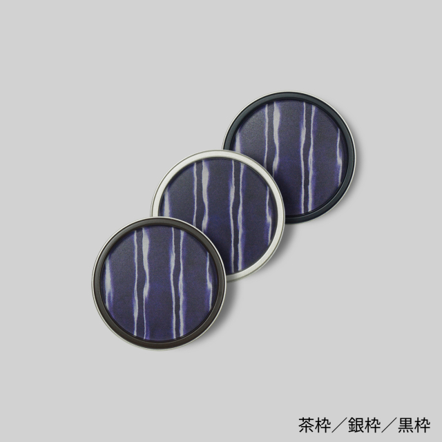 【送料無料】華引手　丸型　よろけ縞　hn-m-011　谷元フスマ工飾株式会社　※（　１枚当たり　）の金額です　（ふすまの材料/ふすま/襖/引き手/取っ手/襖の引手/ふすまの引手/ふすまの手をかけるところ/ふすま 引手 おしゃれ）