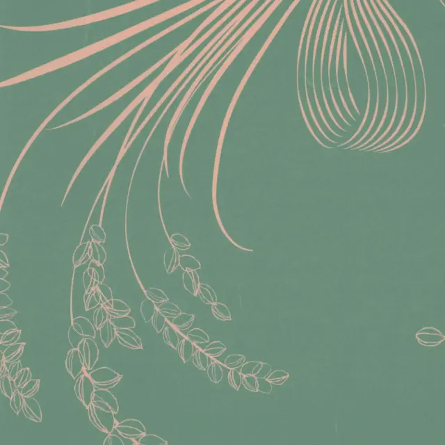 襖紙(ノリ無し）―稲穂そよぐ　inaho soyogu　緑【送料別途】│waccara(ワッカラ）