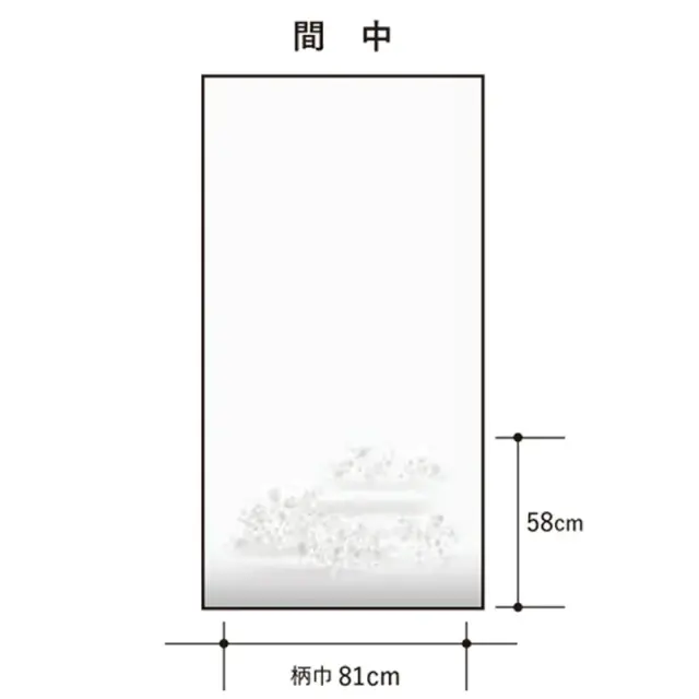 ルノン 山水（さんすい） 襖紙 No.202 柄位置