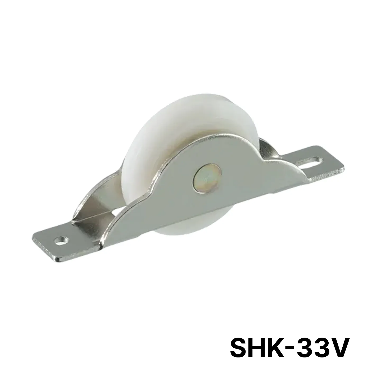 【送料無料】【ポスト投函】【メール便対応】【1個の価格】SHK-33V(φ33mmV型戸車ベアリング無し・平枠)※メール便でお届けです。
