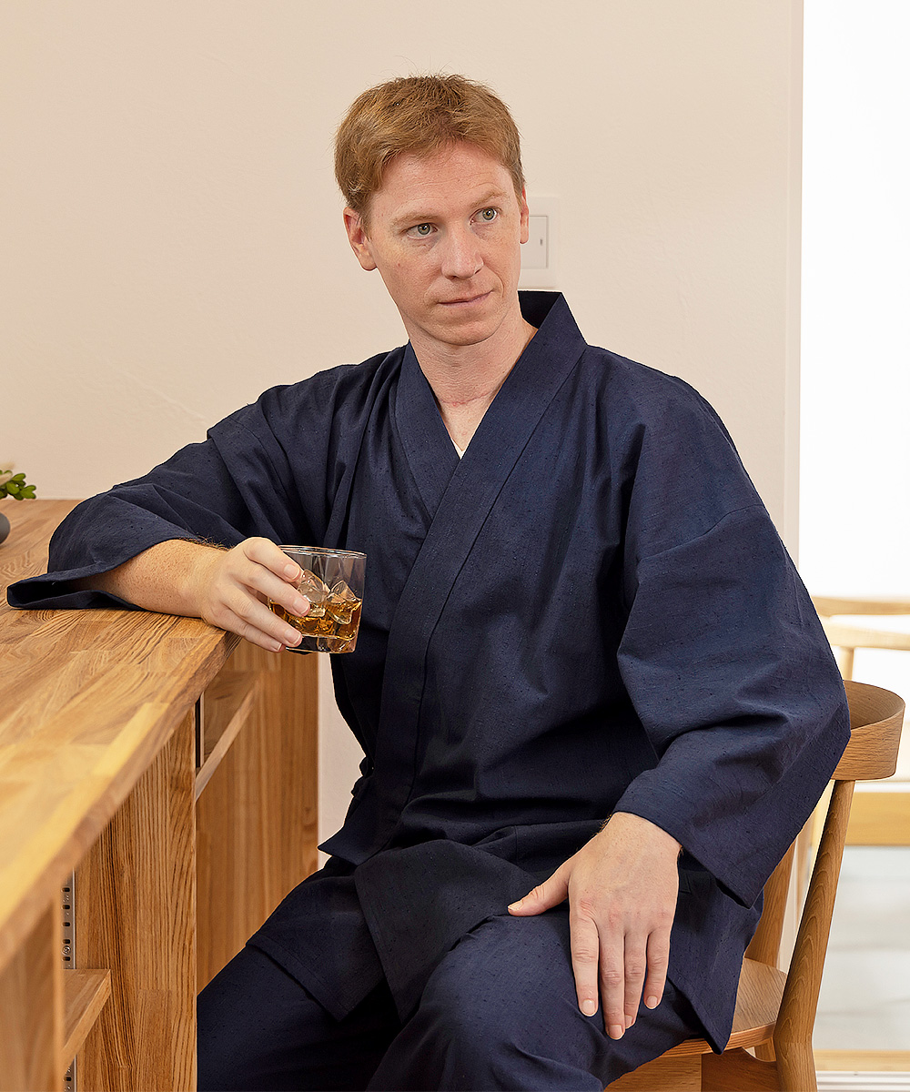 たてスラブ作務衣