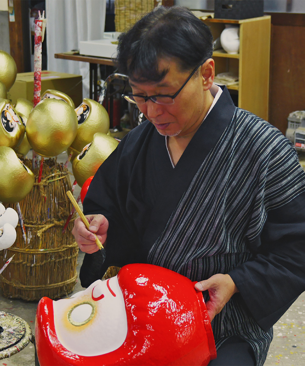 綿麻楊柳デザイン作務衣