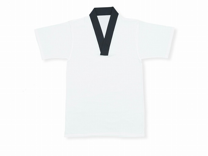 作務衣用Ｔシャツ半襦袢　黒