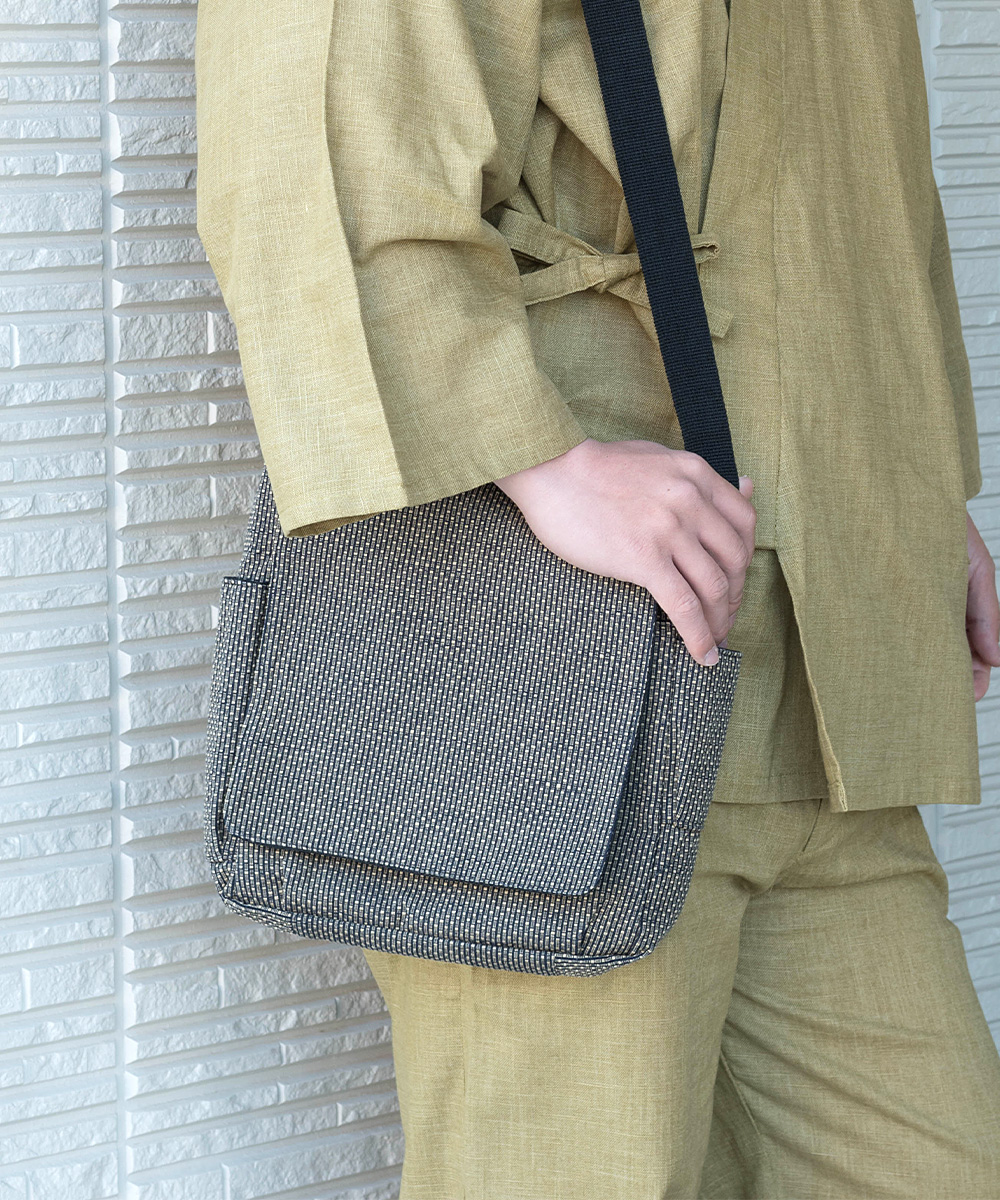 刺子織ショルダーバッグ