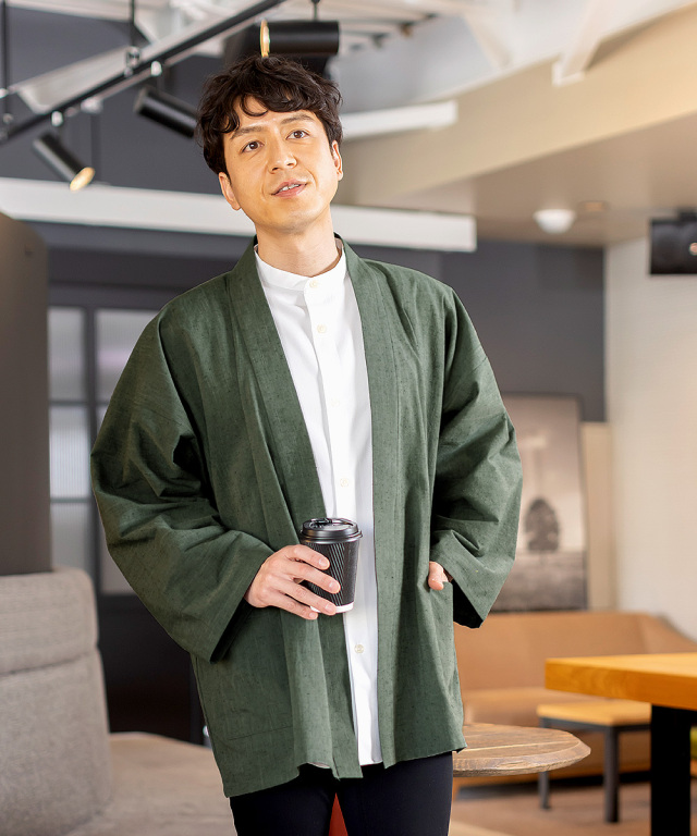 藍染　ライダースジャケット　綿素材　むらくも染　　天然染料 寅壱 デニム ライダースジャケット 《8970-554》S M L